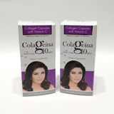 Colageina 10 Collagen Capsules Vitamin C 60 Capsules Anti-aging Colageno 2 Pack