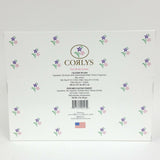 Corlys Violetas Cologne Splash Glass Bottle 8 oz & Dusting Powder 3 oz Gift Set