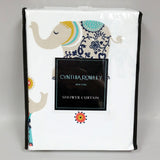 Cynthia Rowley Decorated Elephant Shower Curtain 72