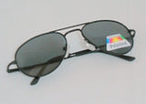 Men's Sunglasses Polarized Spring Temples Black Smoke Lens M1214