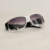 Fashion Sunglasses Black and white Frame Gradient Lens DG7119