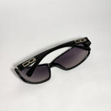 DG Women Fashion Sunglasses Black Frame Smoke Gradient Lens DG2474