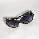 DG Women Fashion Sunglasses Black Frame Smoke Lens DG26108