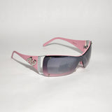 DG Women Fashion Sunglasses Pink Frame Smoke Lens DG08