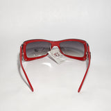 DG Women Fashion Sunglasses Red Frame Smoke mirrored Lens DG08