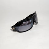 Women Fashion Sunglasses Black Frame Smoke Lens DG09