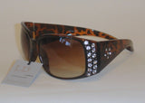 Women's Sunglasses Rhinestone Brown frame LD9559RS