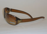 Women's Sunglasses Brown Frame Amber Lens S62210