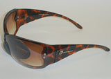 Women's Sunglasses Tortoise Shell Frame Amber Lens O6093