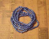 Blue beaded women bracelet 6 strands