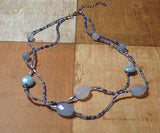 Beaded Blue Fashion Necklace