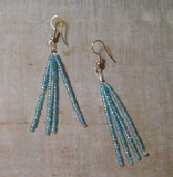 Blue Beads Fashion Earrings