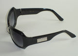 Women's Sunglasses Black Frame Gradient Lens DG2554