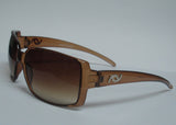 Women's Sunglasses Brown Frame Amber Lens GR-92207