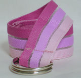 Pink shades D-ring Belt