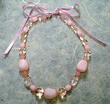 Pink Beaded Necklace for women