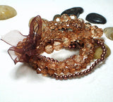 Brown bracelet 5 strings