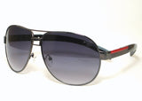 Men's Sunglasses Aviator Gun Metal Smoke Lens 2801PA