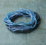 Mixed 14 strings blue bracelet