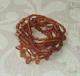 7 strings brown bracelet