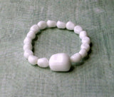 White beads bracelet