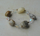 Austrian crystal and stones bracelet