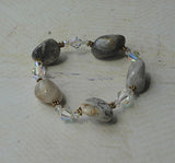 Austrian crystal and stones bracelet