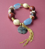 Multicolor blue bracelet