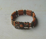 Metallic brown bracelet