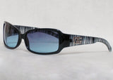 Women's Sunglasses Black and blue zebra DG2415