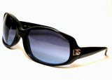 Women's Sunglasses Black Frame Blue Lens DG2514