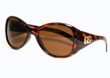 Women Fashion Sunglasses Tortoise Shell frame Amber Lens DG2526