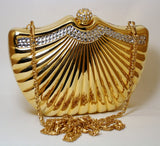 Gold Evening Purse Sasha Handbags New York Rhinestones Evening Clutch Bag