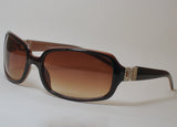 Women's Sunglasses Rhinestone Dark Brown Frame 8190RS