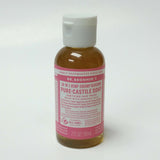 Cherry Blossom Pure Castile Liquid Soap 2 oz with Organic Oils 18 in 1 Hemp by Dr Bronners