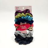 Fabric Ponytailers Soft Hold All-Day Wear 12 Pcs Value Pack Scrunchies Beautiful