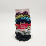 Fabric Ponytailers Soft Hold All-Day Wear 12 Pcs Value Pack Scrunchies Beautiful