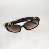 Fashion Sunglasses Tortoise Shell Frame Amber Lens DG26104