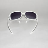 Fashion Sunglasses White Frame Smoke Lens DG26104