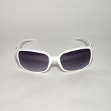 Fashion Sunglasses White Frame Smoke Lens DG26104