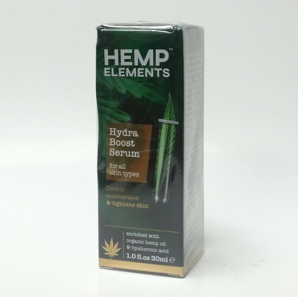 Frulatte Hemp Elements Hydra Boost Serum 1 oz with Hyaluronic Acid All Skin Types