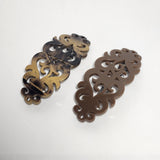 Goody Classics Elegant Filigree Barrettes Brown Bronze Gold Color 2-Pc Pack