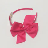Goody Girls Headband Hot Pink Bow - 1 Pc - Brand new
