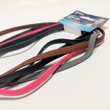 Goody Ouchless Elastic Headband 6 PCS Black brown Gray and Coral Pink Headbands