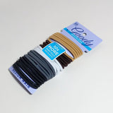 Goody Ouchless Hair Ties Elastic Ponytail Holder 30 PCS Brown Nude White Gray