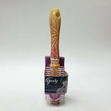 Goody Stylista Blow Dry Style Short Medium Hair Brush Round Zebra Orange