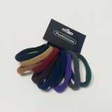 Hair Ties Elastic Ponytail Holder Seamless Multicolor 10 PCS Black Nude Gray #10