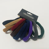 Hair Ties Elastic Ponytail Holder Seamless Multicolor 10 PCS Black Nude Gray #10