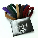 Hair Ties Elastic Ponytail Holder Seamless Multicolor 10 PCS Black Nude Gray #7