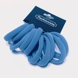 Hair Ties Elastic Seamless Band Ponytailers 10 Pcs Sky Blue Ponytail tie